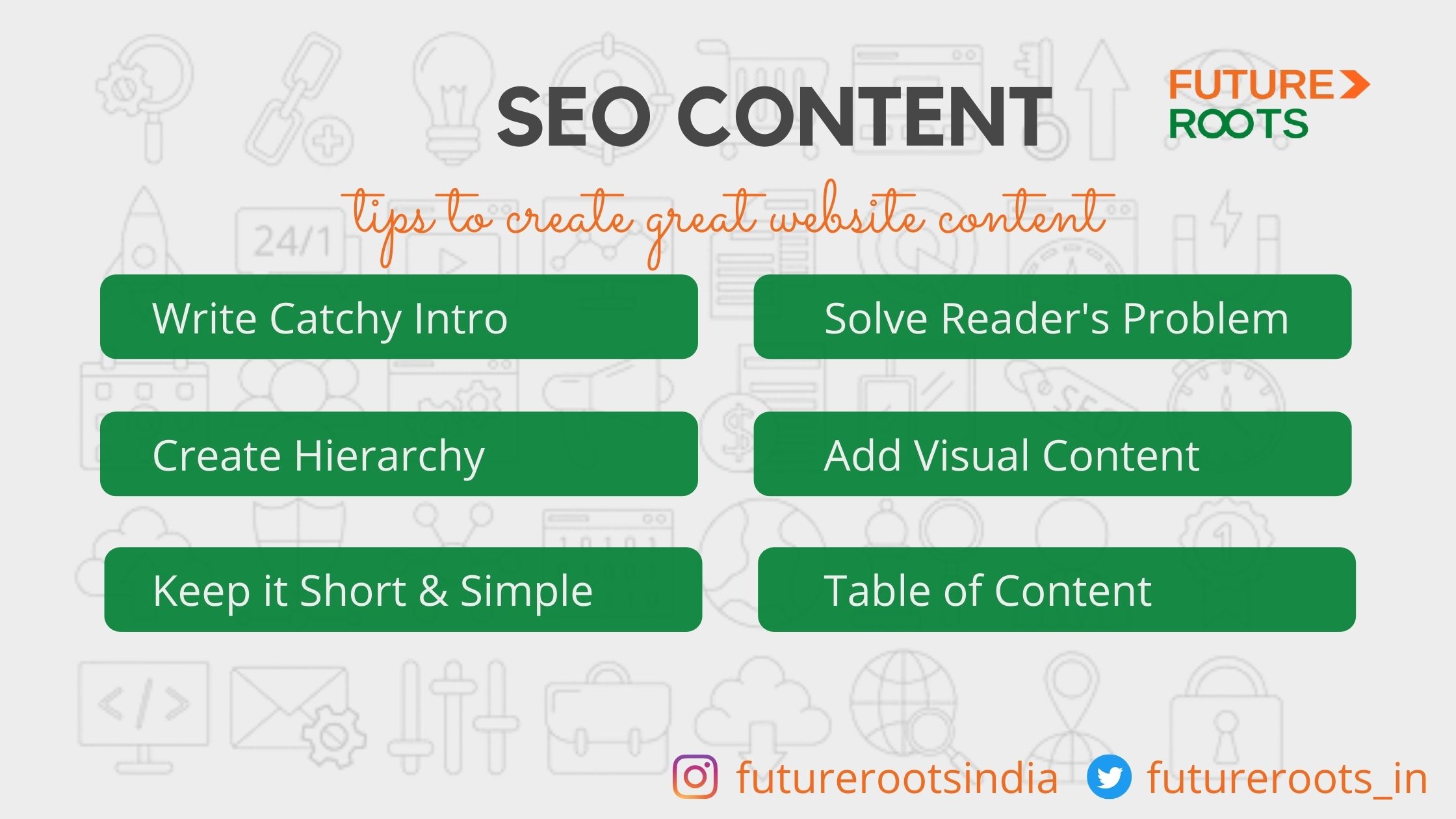 Tips to create SEO friendly content